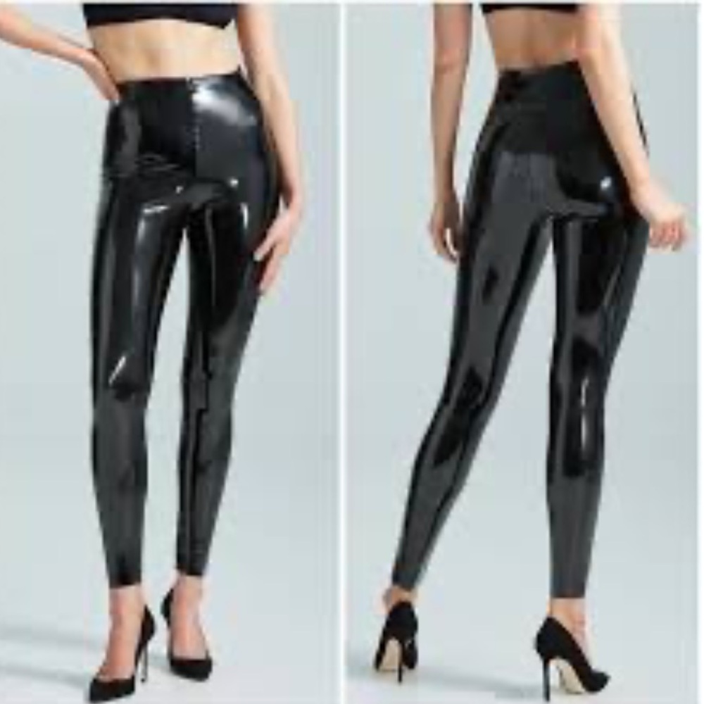 Carbon38 Black High-Shine Women's Leggings